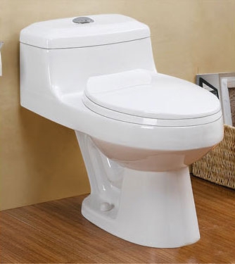 one-piece toilet